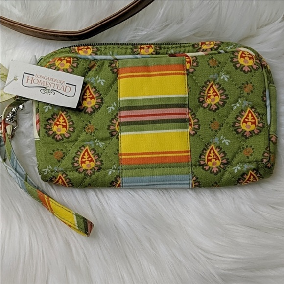 NWT Longaberger Homestead quilted purse-wallet set - Picture 4 of 5